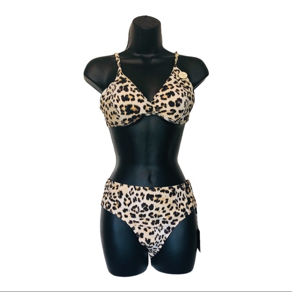Niptuck Natural Animal Magic Molly Tummy Control Bikini Set size 4 brand new - Picture 4 of 16
